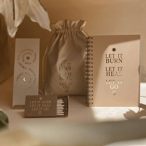 GIFT SET - LET IT BURN. LET IT HEAL. LET IT GO. - GIFT BAG