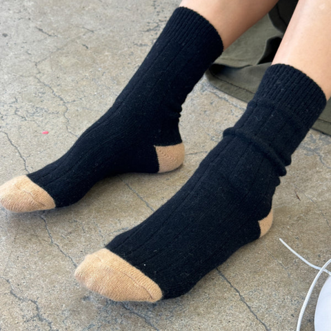 Cashmere Classic Socks - Black