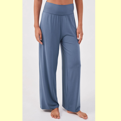 Nomad Modal Wide Leg Pant - China Blue