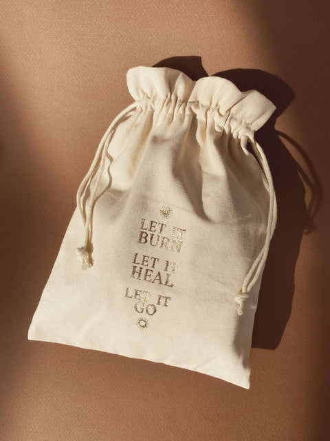 GIFT SET - LET IT BURN. LET IT HEAL. LET IT GO. - GIFT BAG