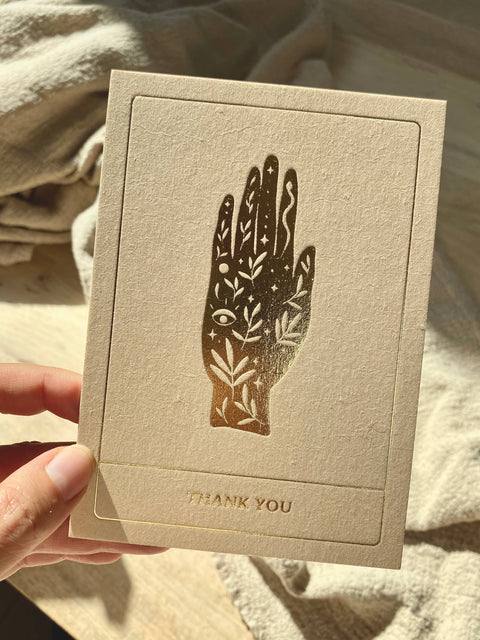 THANK YOU - GOLD EDITION - POSTCARD -