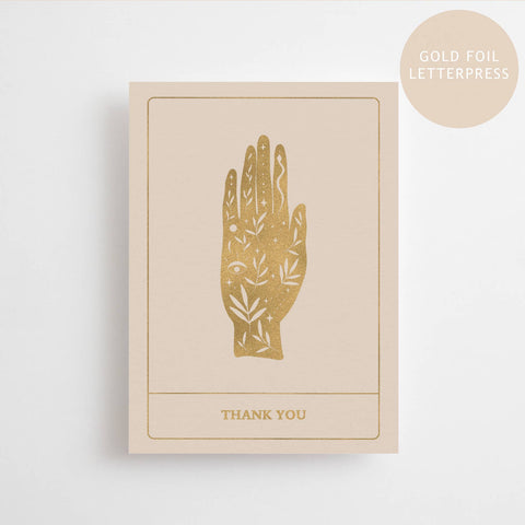 THANK YOU - GOLD EDITION - POSTCARD -