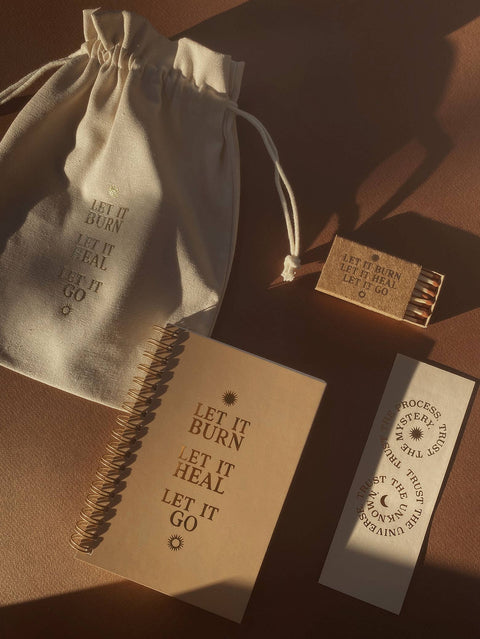 GIFT SET - LET IT BURN. LET IT HEAL. LET IT GO. - GIFT BAG